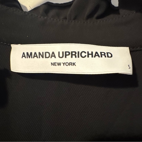 Amanda Uprichard Saffron Black Long Sleeve Mini Dress | S - Picture 4 of 6